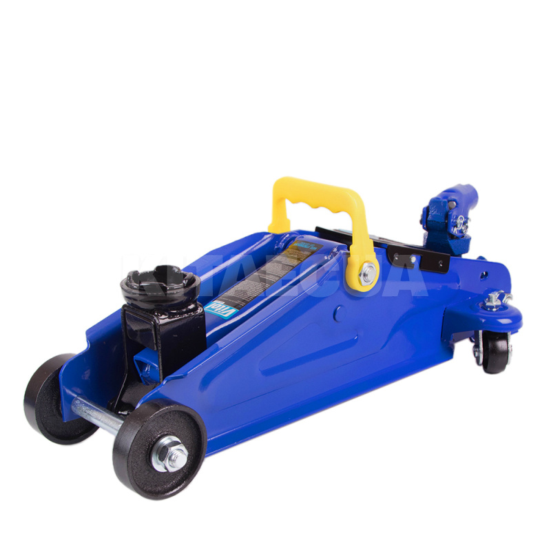 Домкрат гідравлічний підкатний до 2т (135мм-340мм) з кейсом та поворотною ручкою VITOL (ДП-135340К)