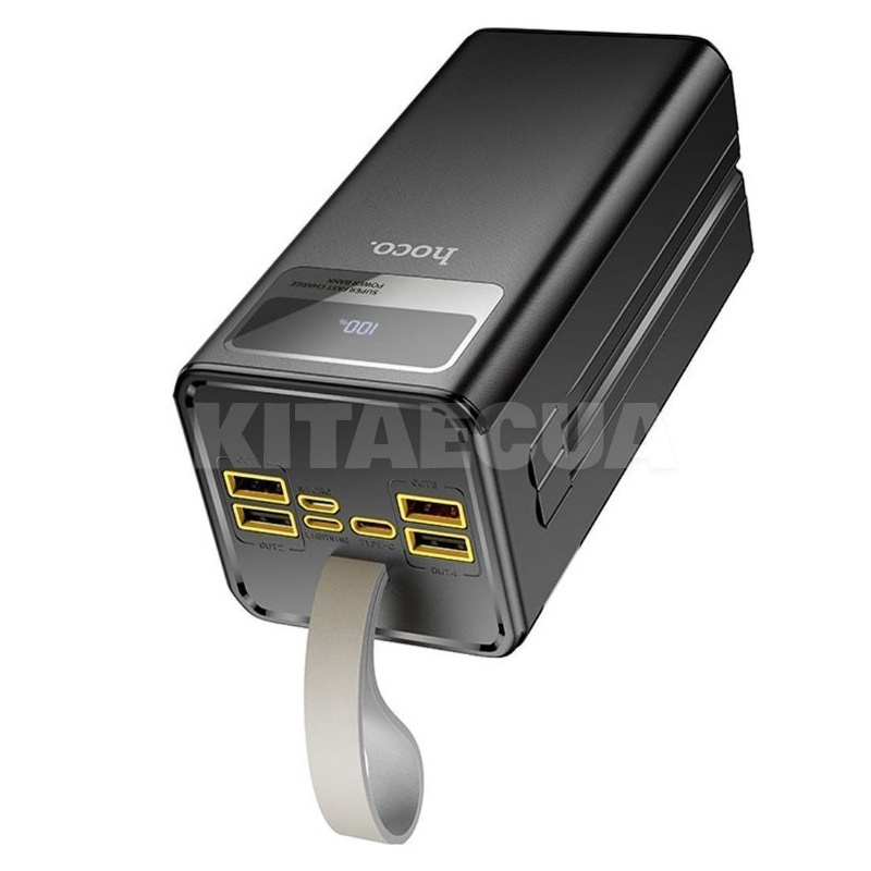 Повербанк с солнечной панелью DB58B 50000 mAh 22.5W+PD20W черный HOCO (00000072112) - 3