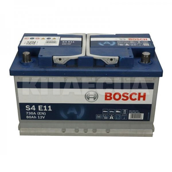 Автомобільний акумулятор S4 E11 80Ач 800А "+" праворуч BOSCH (0 092 S4E 111)