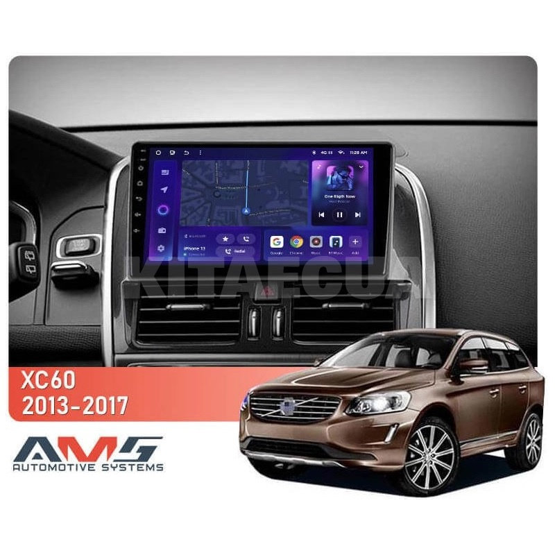 Штатна магнітола MOSS M3 4+32 ГБ 9" Volvo XC60 1 2013-2017 (B) AMS (50771) - 2