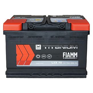 Аккумулятор автомобильный Titanium Black 70Ач 600А "+" слева FIAMM