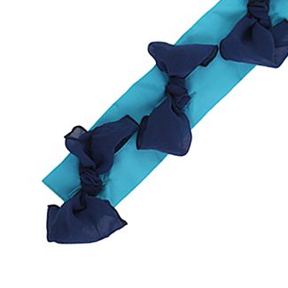 Чохол на ремінь безпеки стрічки блакитний з синім SmartBelt