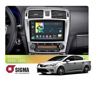 Штатная магнитола X9464 4+64 ГБ 9" Toyota Avensis 3 2008-2015 (F1) SIGMA4car