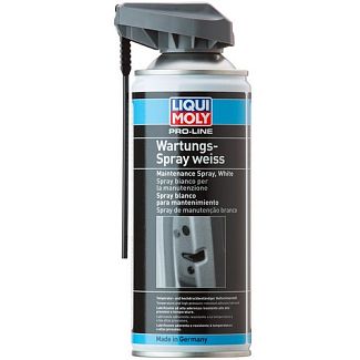 Смазка минеральная универсальная грязеотталкивающая 400мл Pro-Line Wartungs-Spray weiss LIQUI MOLY