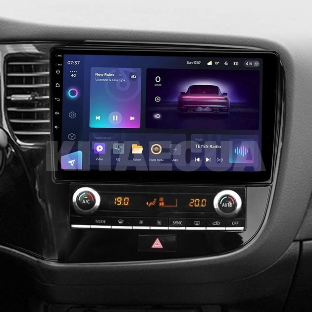 Штатна магнітола X1 2+32Gb 10" Mitsubishi Outlander 3 GF0W 2018-2021 (B) Teyes (28487) - 3