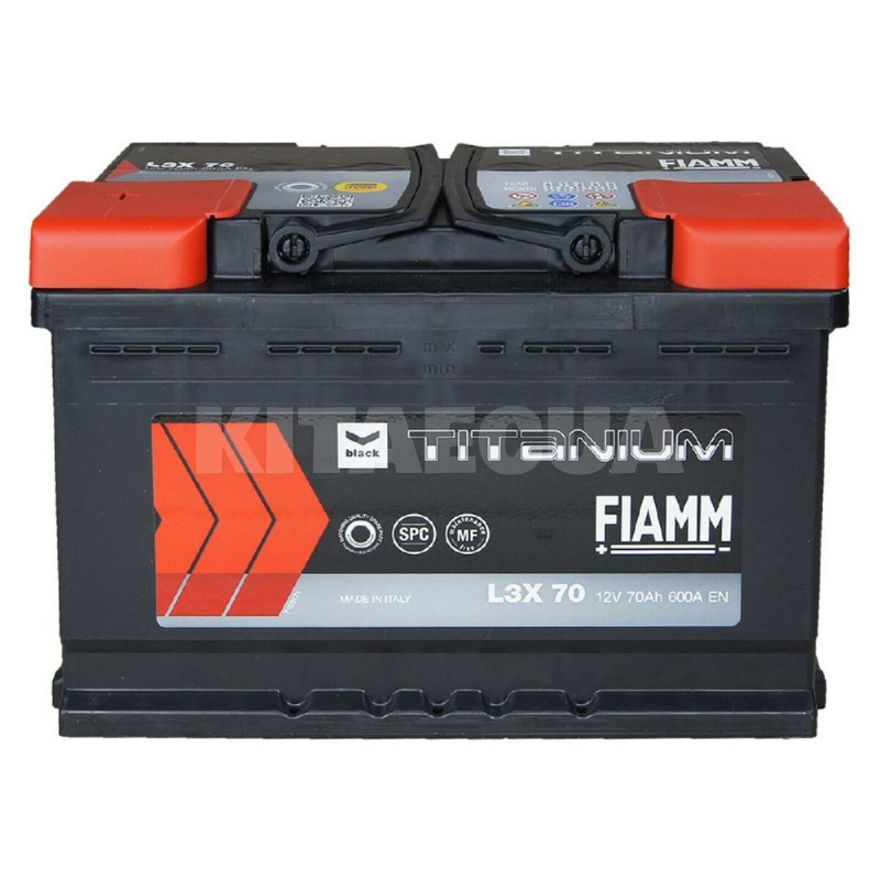 Аккумулятор автомобильный Titanium Black 70Ач 600А "+" слева FIAMM (7905186)