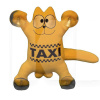 Іграшка для автомобіля жовта на присосках Кіт Саймон "Таксі" (0006)