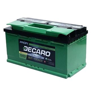 Автомобільний акумулятор Profi 100Ач 850А "+" справа DECARO