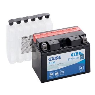 Мото аккумулятор 11.2Ач 205А "+" слева EXIDE