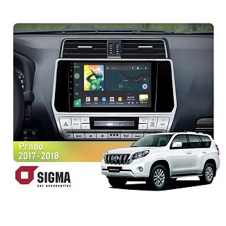 Штатна магнітола X10232 2+32 Gb 10" Toyota Land Cruiser Prado 150 2017-2018 SIGMA4car