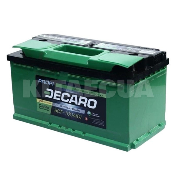 Аккумулятор автомобильный Profi 100Ач 850А "+" справа DECARO (6СТ-100 (0 PRO)