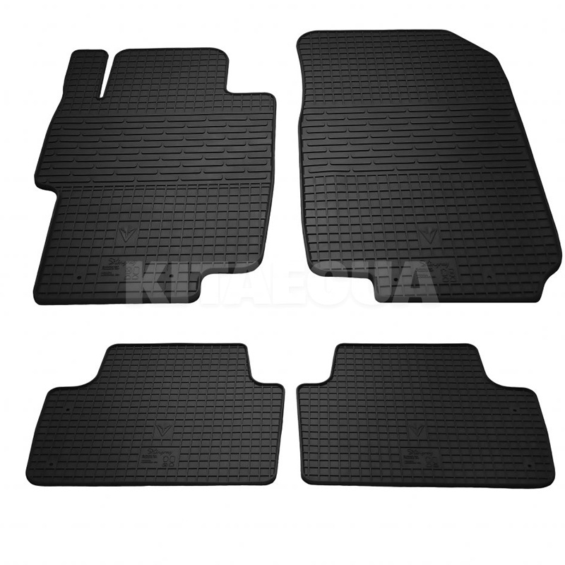 Резиновые коврики в салон Honda Accord VII (2002-2008) HND клипсы Stingray (1008064)