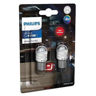 LED лампа для авто Ultinon Pro3100 BA15s 1.73W (комплект) PHILIPS