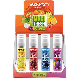 Ароматизатор "микс" 75мл Spray Maxi Fresh MIX №1 12шт Winso