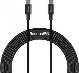Кабель Type-C - Type-C 100W 2м черный BASEUS