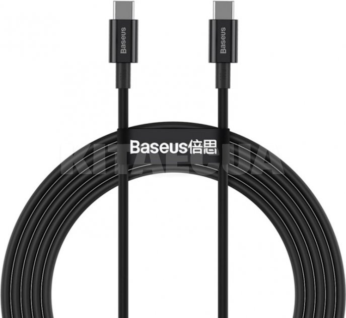 Кабель Type-C - Type-C 100W 2м черный BASEUS (CATYS-C01)