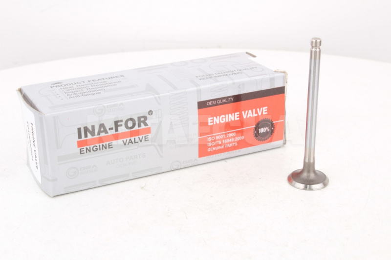 Клапан выпускной (1шт) INA-FOR на Geely EMGRAND EC7 NEW (1136000092) - 4