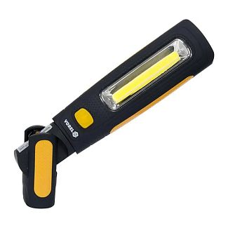 Фонарь аккумуляторный COB-диодный 5+3 Вт 300-170 Лм USB-С зарядка VOREL