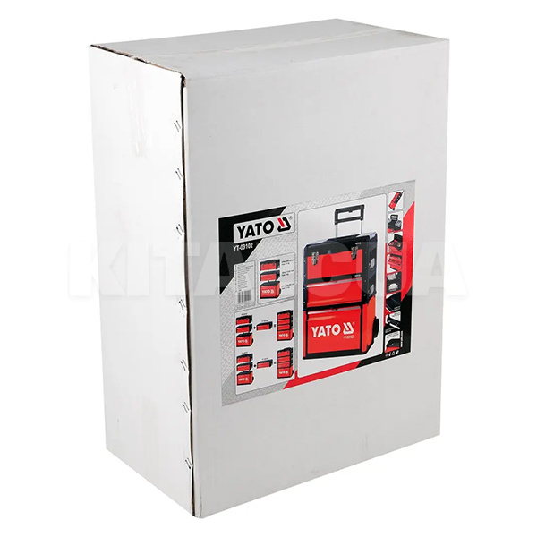 Тележка для инструмента 520 х 320 х 720 мм (3 секции) YATO (YT-09102) - 2