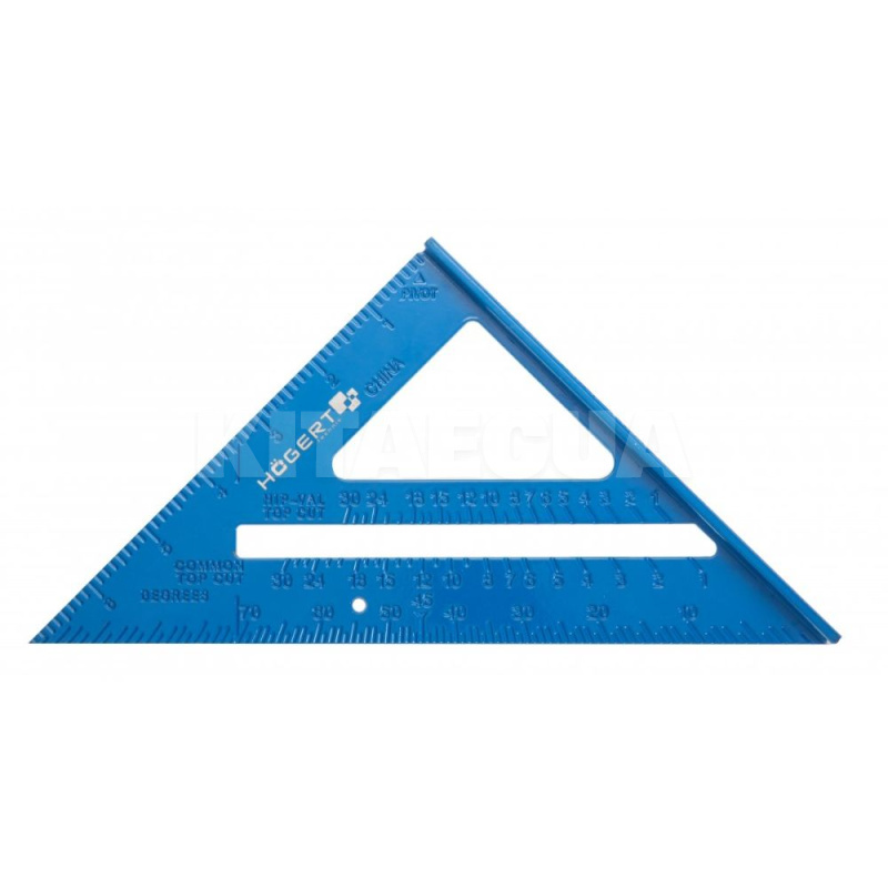 Кутник розмічальний 180 мм алюмінієвий HOGERT (HT4M215)