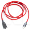 Кабель USB Lightning 2.4А 1м червоний PowerPlant (CA911400)