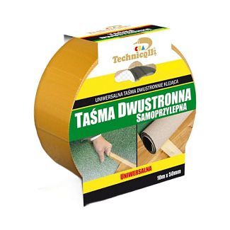 Двостороння клейка стрічка 10 м х 50 мм Technicqll