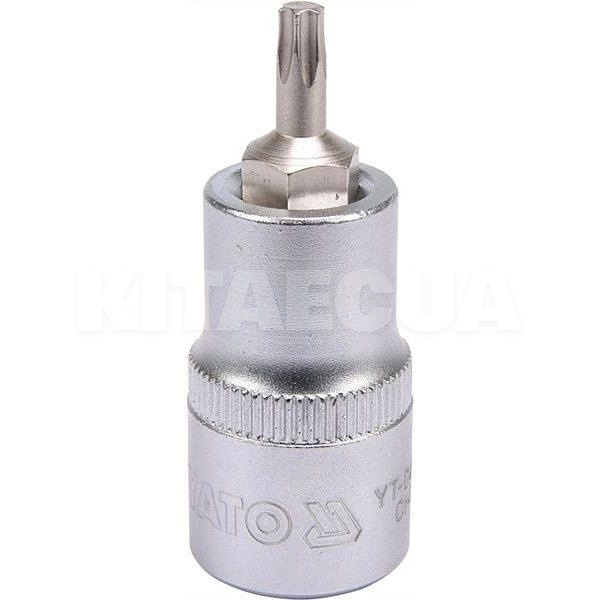 Головка торцева з насадкою 55 мм 1/2“ Torx T25 YATO (YT-04311)