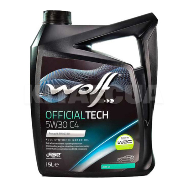 Масло моторне синтетичне 5л 5W-30 Officialtech C4 WOLF (8308512)