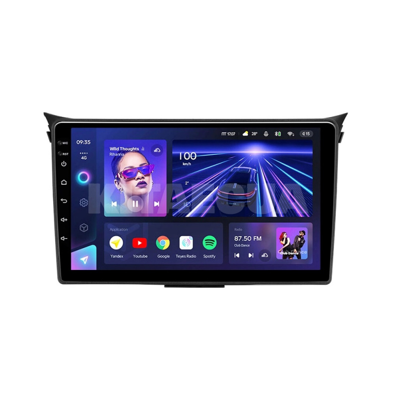 Штатная магнитола CC3 4+64 Gb 9" Hyundai i30 2 GD 2011-2017 2k Teyes (37003)