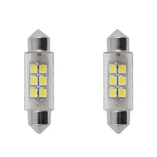 LED лампа для авто SV8.5-8 12V 39 мм (комплект) Solar