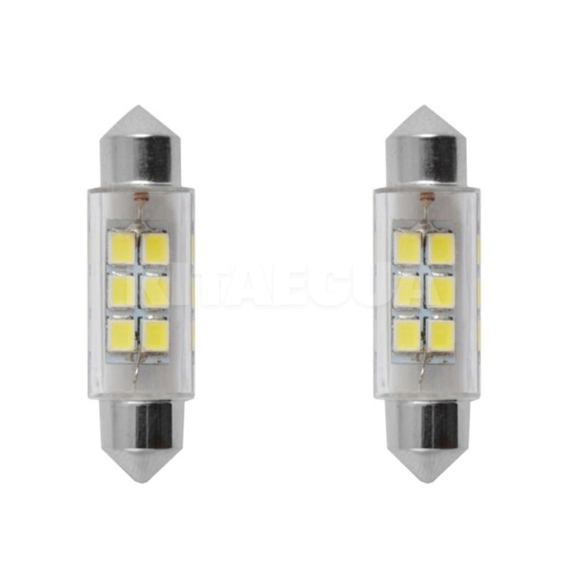 LED лампа для авто SV8.5-8 12V 39 мм (комплект) Solar (LS276_B2)