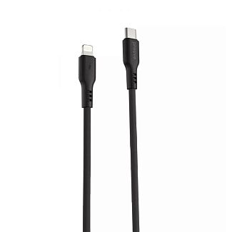 Кабель Type-C Lightning 27W 1м Rebirth черный PROOVE