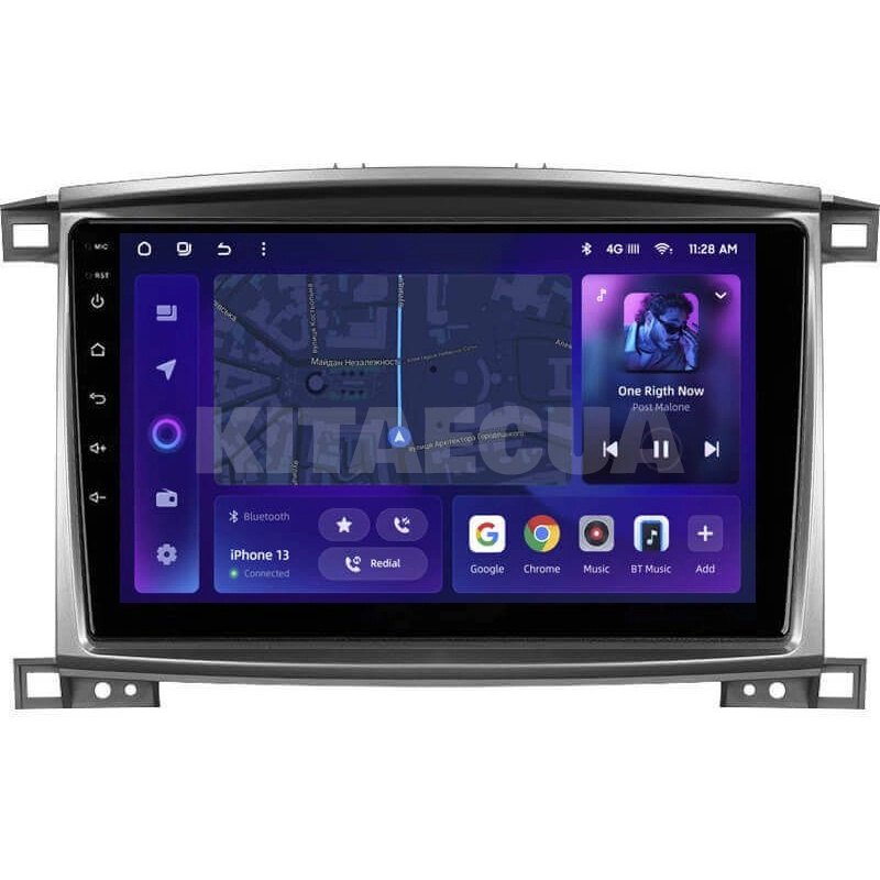 Штатная магнитола MOSS M2 4+32 Gb 10" Toyota Land Cruiser LC 100-B 2002-2007 (C) AMS (49723)