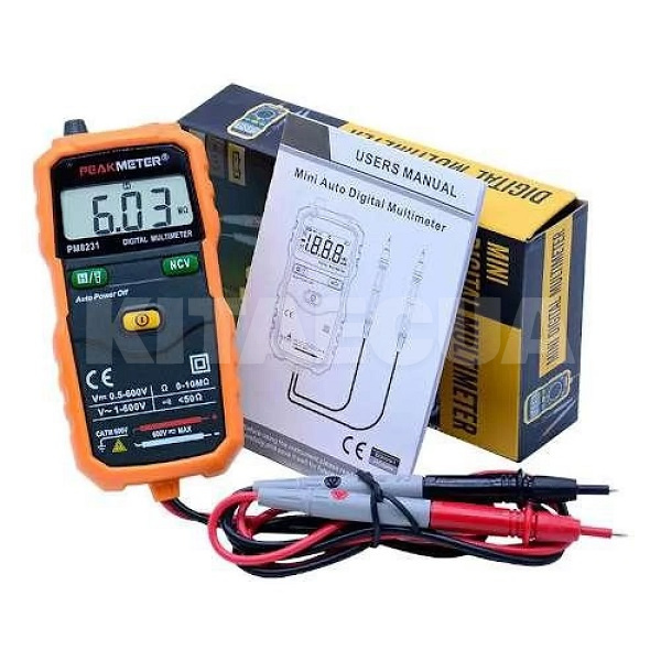Мультиметр цифровий 0-600В SMART PM8231 PROTESTER (PM8231) - 2