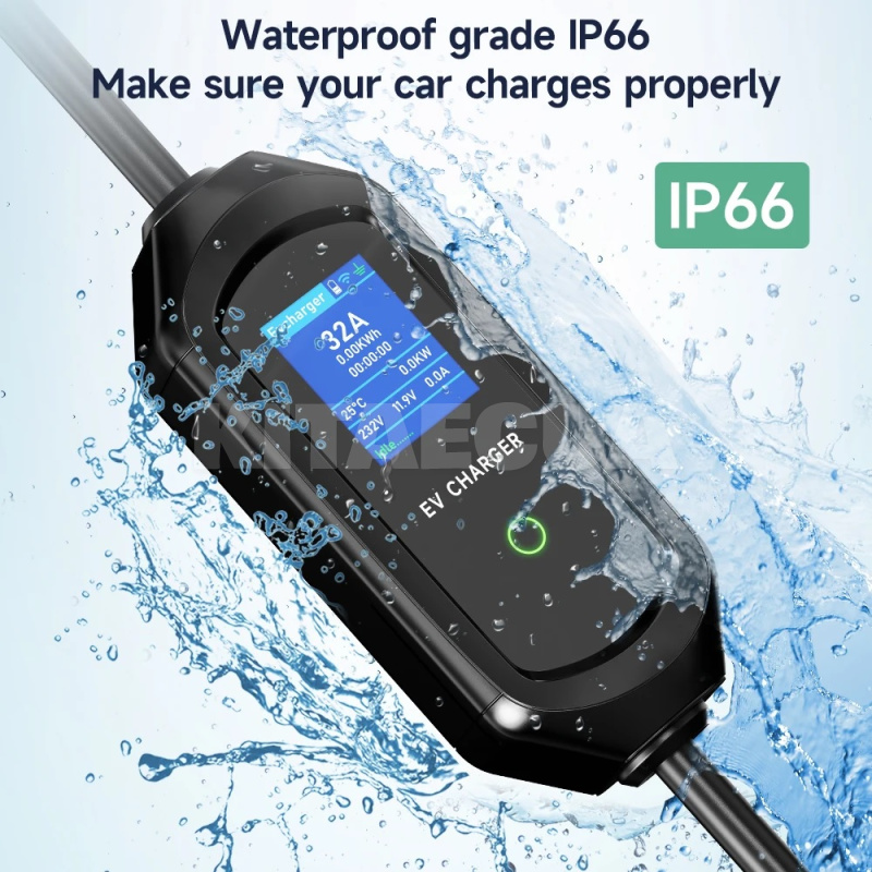 Зарядка для электромобиля Type 2 7.0 кВт 32A 1-фаза WI-FI Afyeev (AF7-32-1PH-TP2-WF-С5) - 2