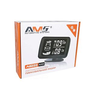 Парктроник A8222 черный на 8 датчиков 22 мм AMS