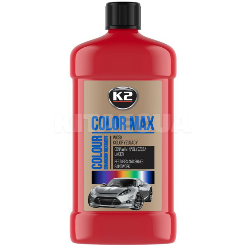 Поліроль з воском 500мл Color Max RED K2 (K025CE)
