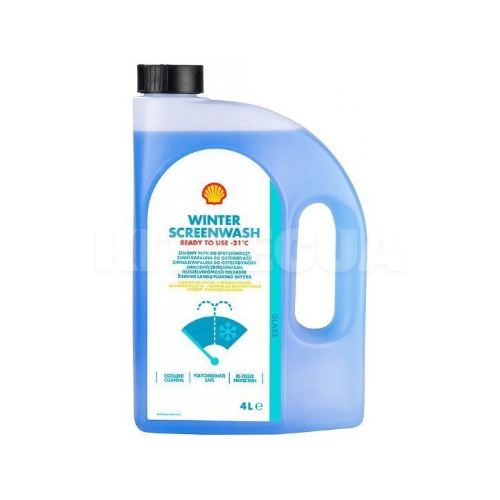 Омыватель зимний Winter Screenwash -20C 4л SHELL (AS10A)