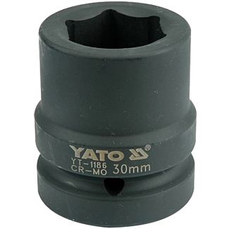 Головка торцева ударна 6-гранна 30 мм 1" 60 мм YATO
