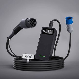 Зарядка для электромобиля Type 2 7.4 кВт 32А 1-фаза DEPOW