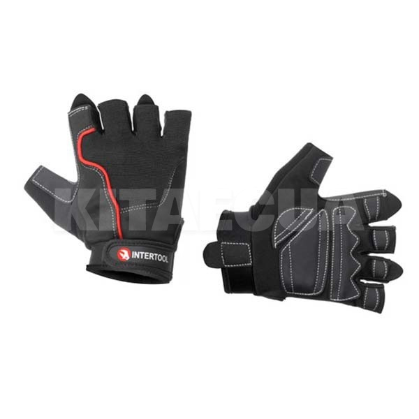 Перчатка без пальцев экокожа "amara" Intertool (SP-0145)