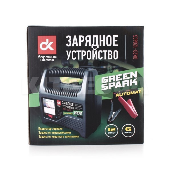 зарядний пристрій для акумулятора 12В 6А 230В трансформаторне Дорожня карта (DK23-1206CS) - 4