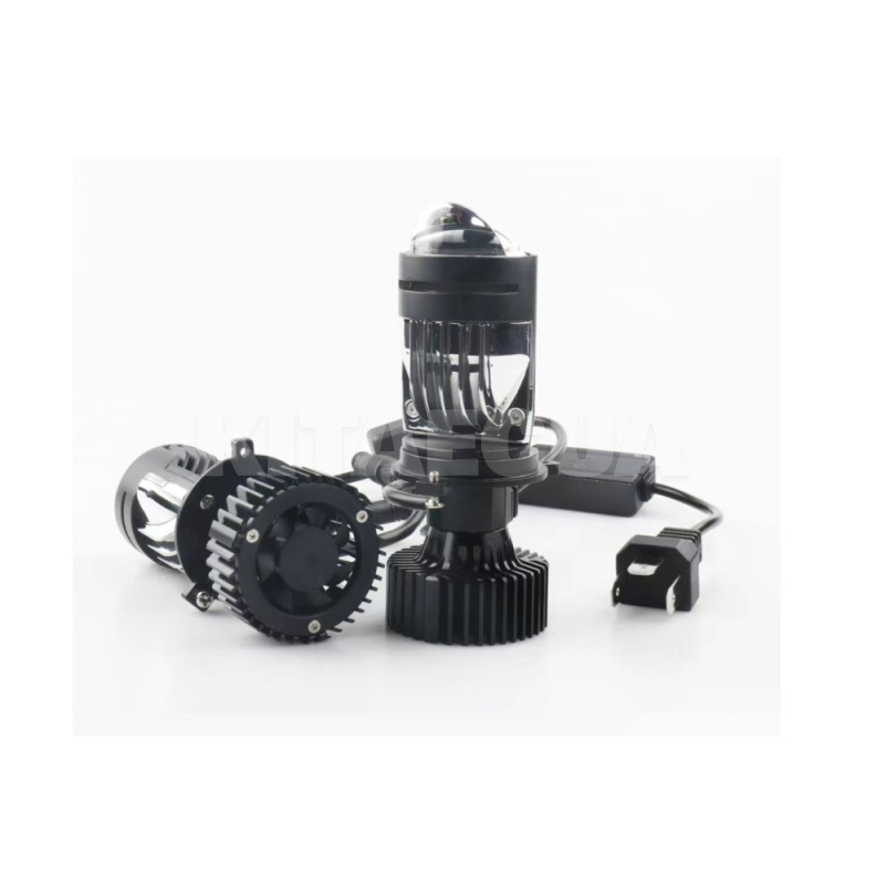 Мини LED линзы в фары H4 80/120W 6000K (Y3) - 2