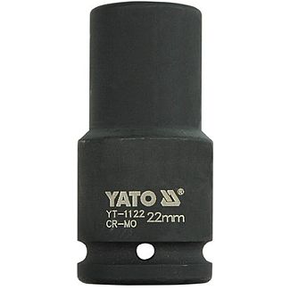 Головка торцевая ударная 6-гранная удлиненная 22 мм 3/4" 90 мм YATO