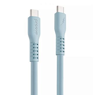 Кабель Type-C Type-C 60W 2м Eternal голубой PROOVE
