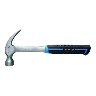 Молоток столярный монолитный 450 гр. ручка из фибергласса HOGERT