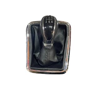 Ручка КПП черная для Geely Emgrand EC7 2011-2014г + чехол КПП 