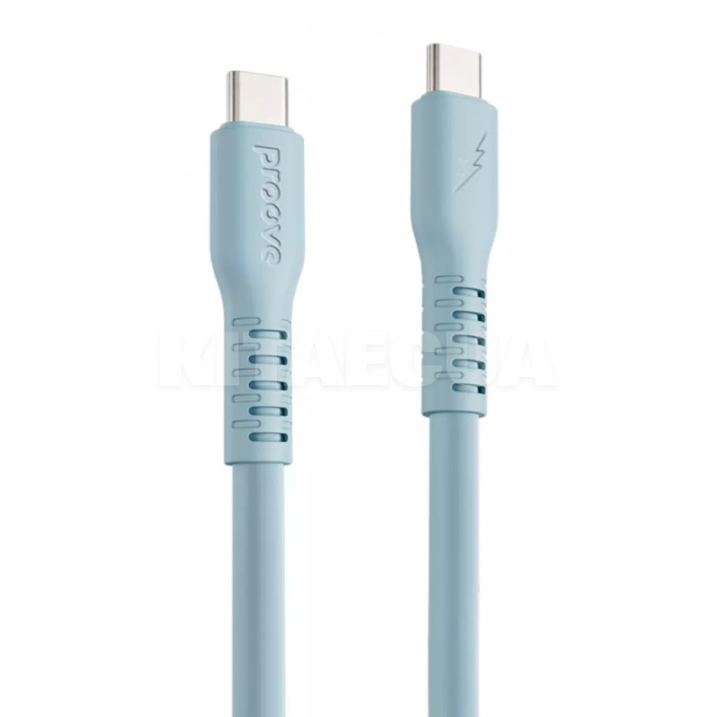 Кабель Type-C Type-C 60W 2м Eternal голубой PROOVE (580850242)