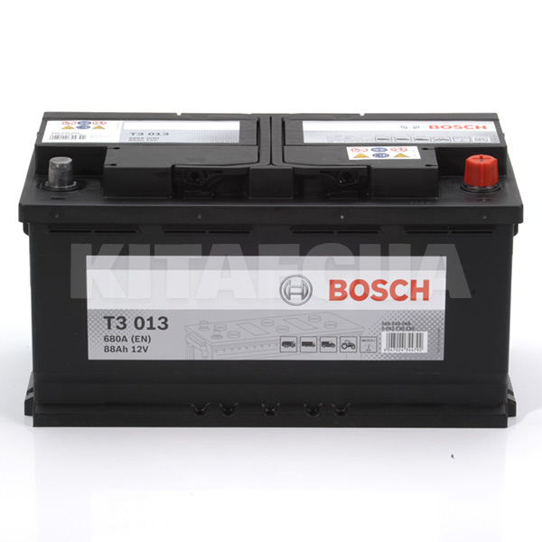 Аккумулятор автомобильный T3 013 88Ач 680А "+" справа Bosch (0092T30130)