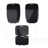 Резиновые коврики в салон с гибкими линиями 4шт Michelin (W965BLK)